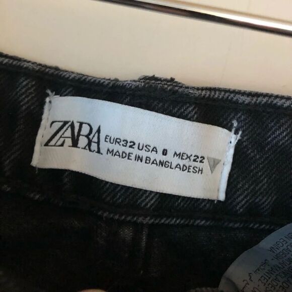 ✨ Zara | Distressed Black Faded Jeans - Picture 5 of 5